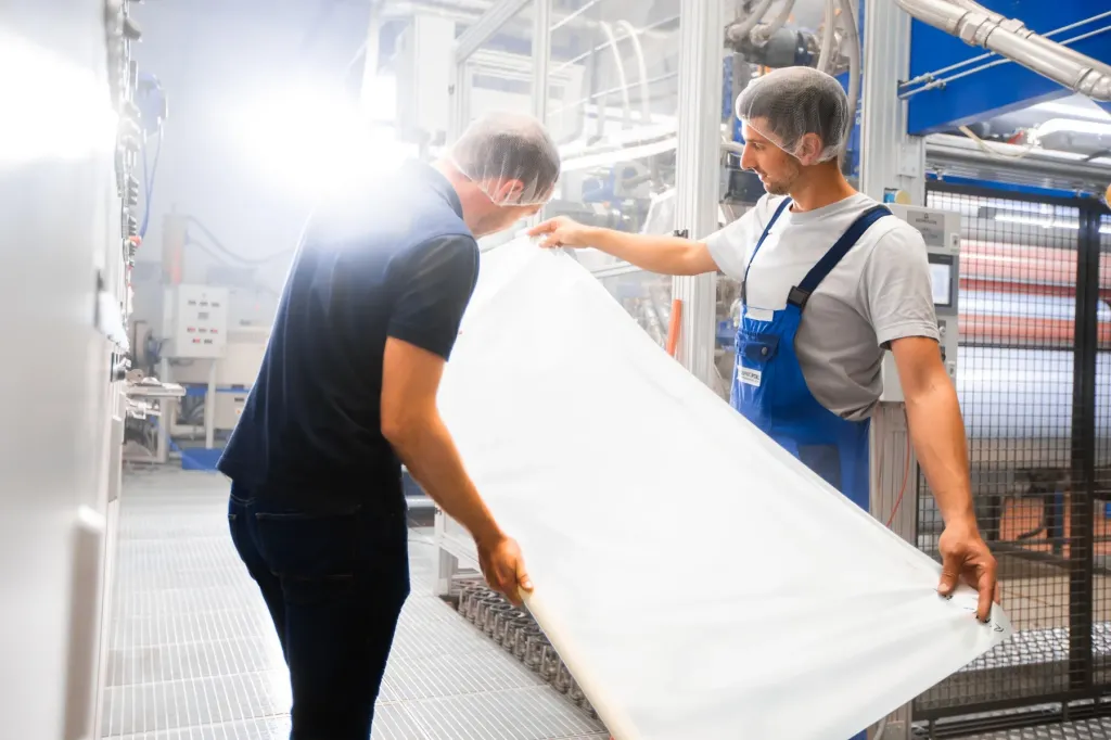 Mitarbeiter Foliencheck Nowofol