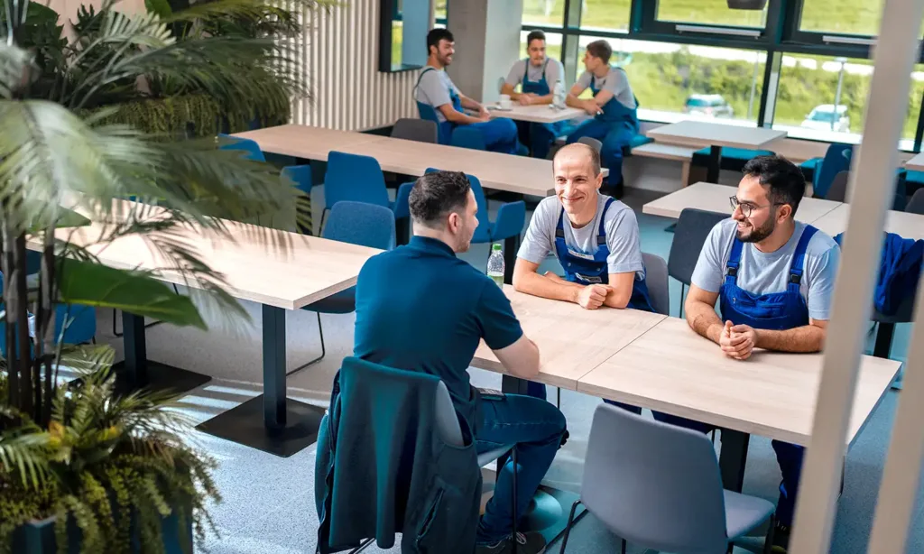 Mitarbeiter Kantine